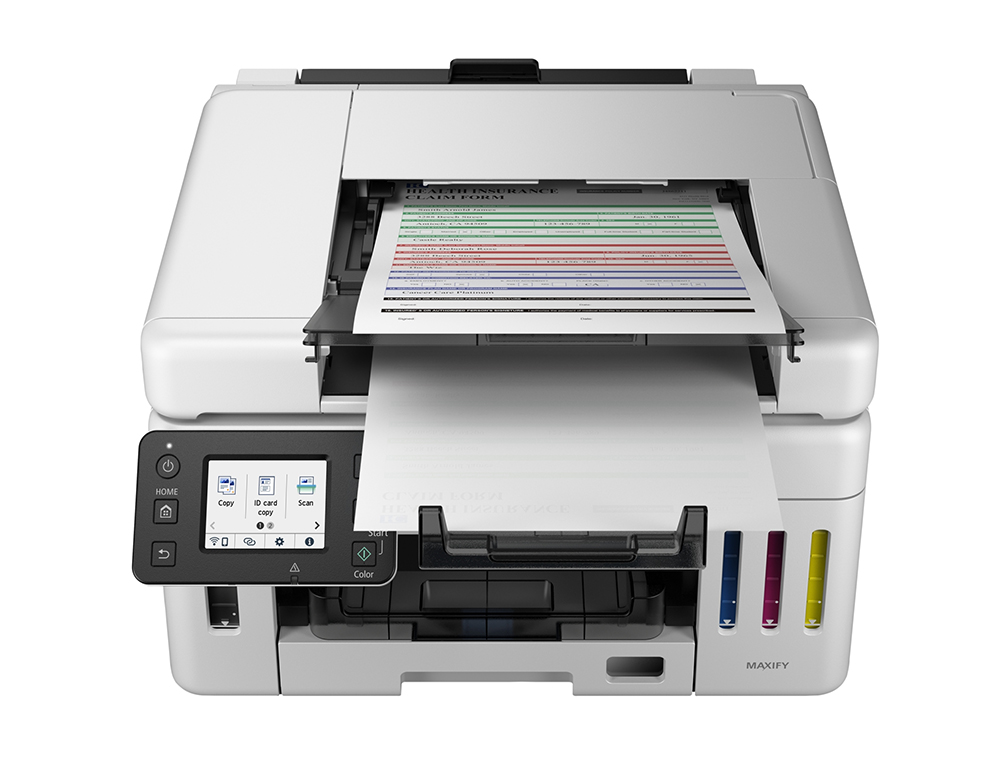 MULTIFUNCOES CANON MAXIFY GX6550 TINTA COR 24 PPM PRETO/15 PPM COR DIN A4 WIFI IMPRESSORA SCANNER COPIADORA