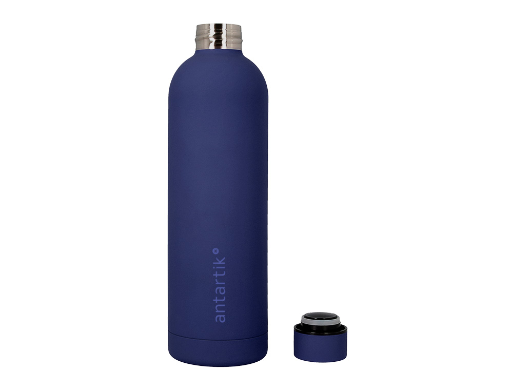 GARRAFA ANTARTIK ISOTERMICA ACO INOXIDAVEL LIVRE DE BPA COR AZUL 750 ML
