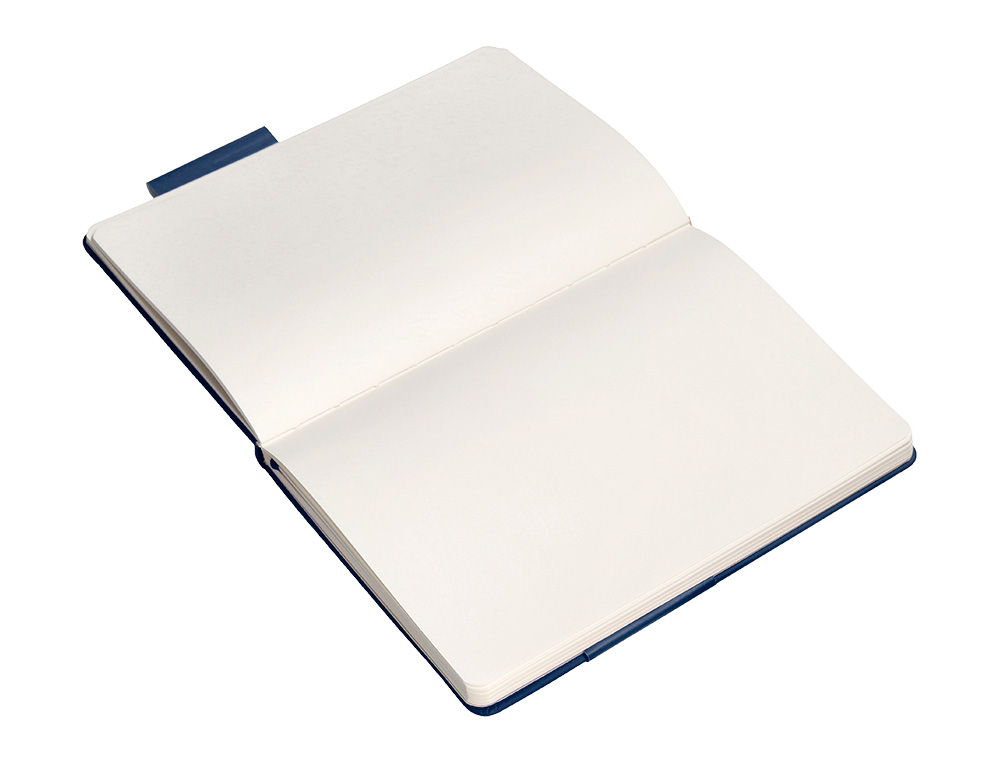 CADERNO COM ELASTICO ANTARTIK NOTES CAPA DURA A4 LISO AZUL MARINHO 100 FOLHAS 80 GR FSC