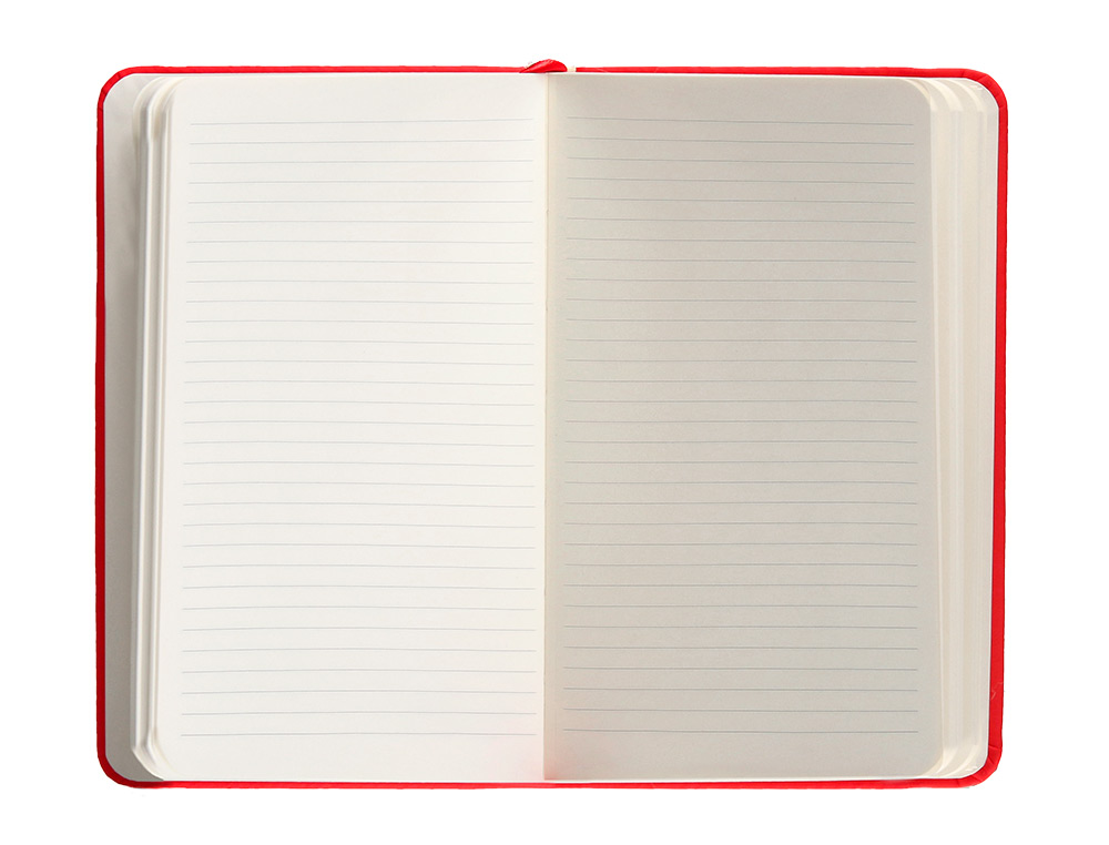 CADERNO COM ELASTICO ANTARTIK NOTES CAPA DURA A6 PAUTADO VERMELHO 100 FOLHAS 80 GR FSC