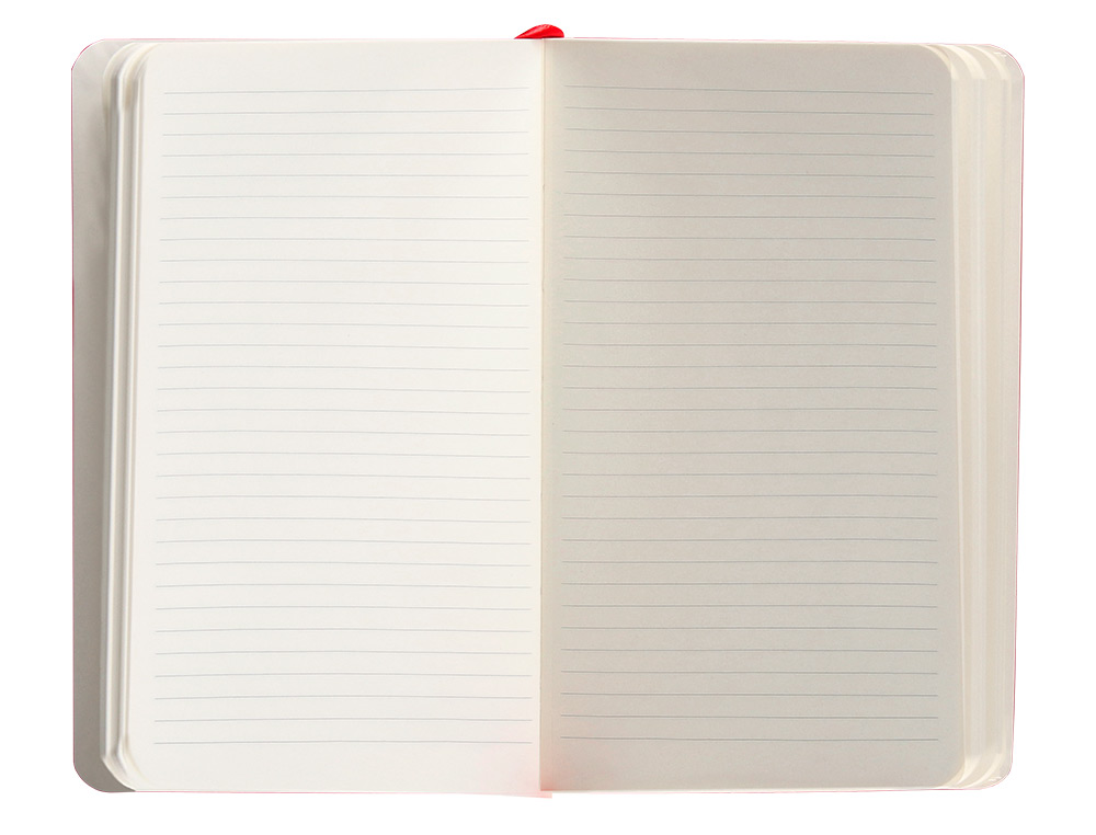 CADERNO COM ELASTICO ANTARTIK NOTES CAPA MOLE A6 PAUTADO VERMELHO 100 FOLHAS 80 GR FSC