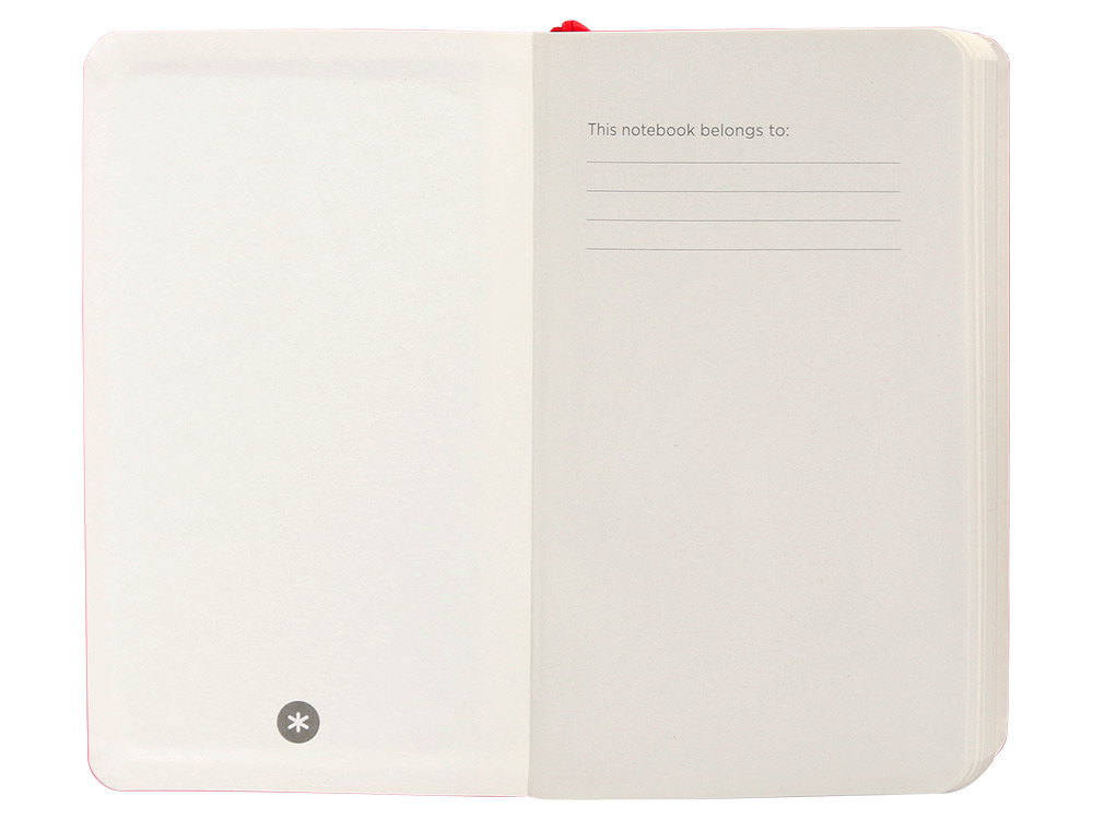 CADERNO COM ELASTICO ANTARTIK NOTES CAPA MOLE A6 PAUTADO VERMELHO 100 FOLHAS 80 GR FSC