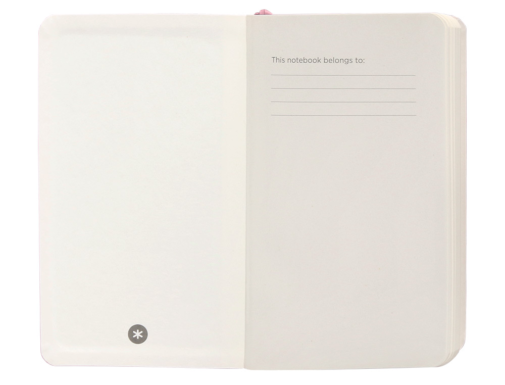 CADERNO COM ELASTICO ANTARTIK NOTES CAPA MOLE A6 PAUTADO ROSA PASTEL 100 FOLHAS 80 GR FSC