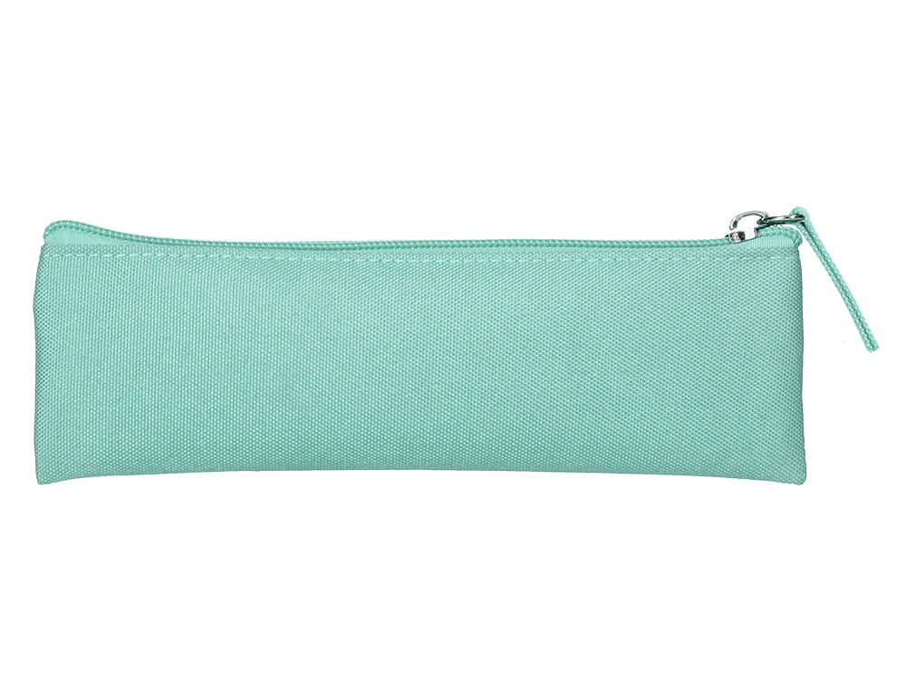 ESTOJO ESCOLAR LIDERPAPEL PLANO ESTREITO UM FECHO 200X60 MM VERDE