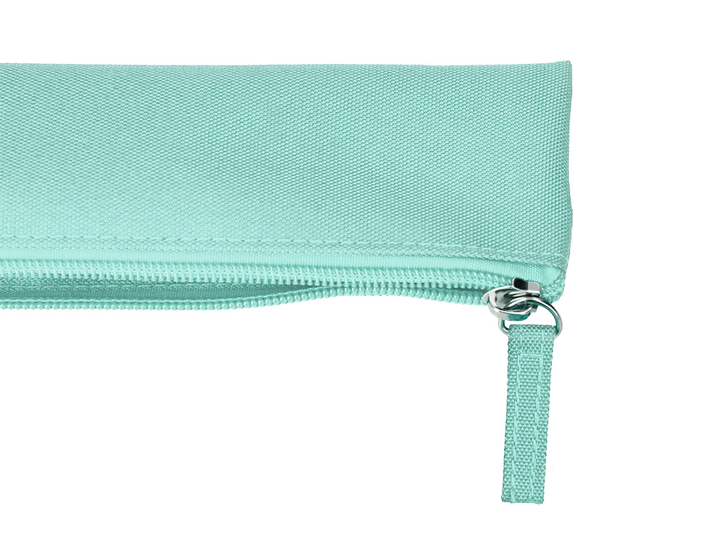 ESTOJO ESCOLAR LIDERPAPEL PLANO ESTREITO UM FECHO 200X60 MM VERDE