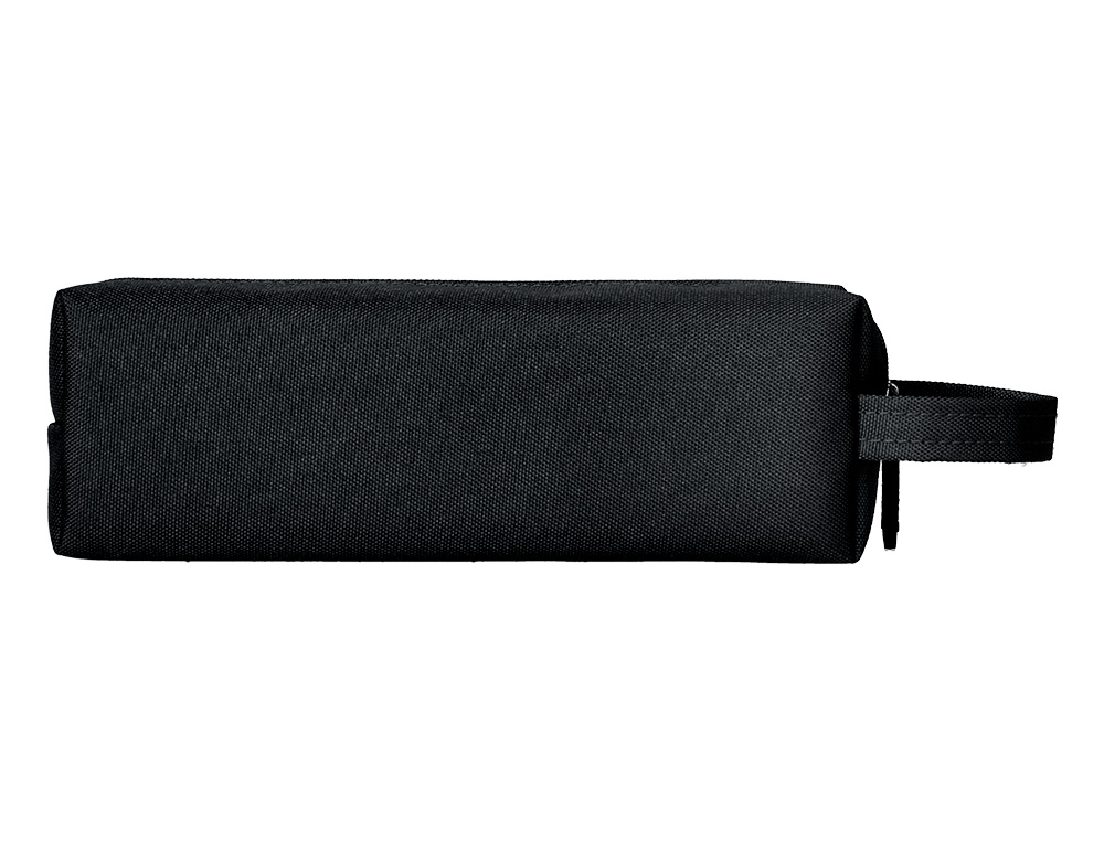 ESTOJO ESCOLAR LIDERPAPEL RETANGULAR COM ASA 210X70 MM PRETO