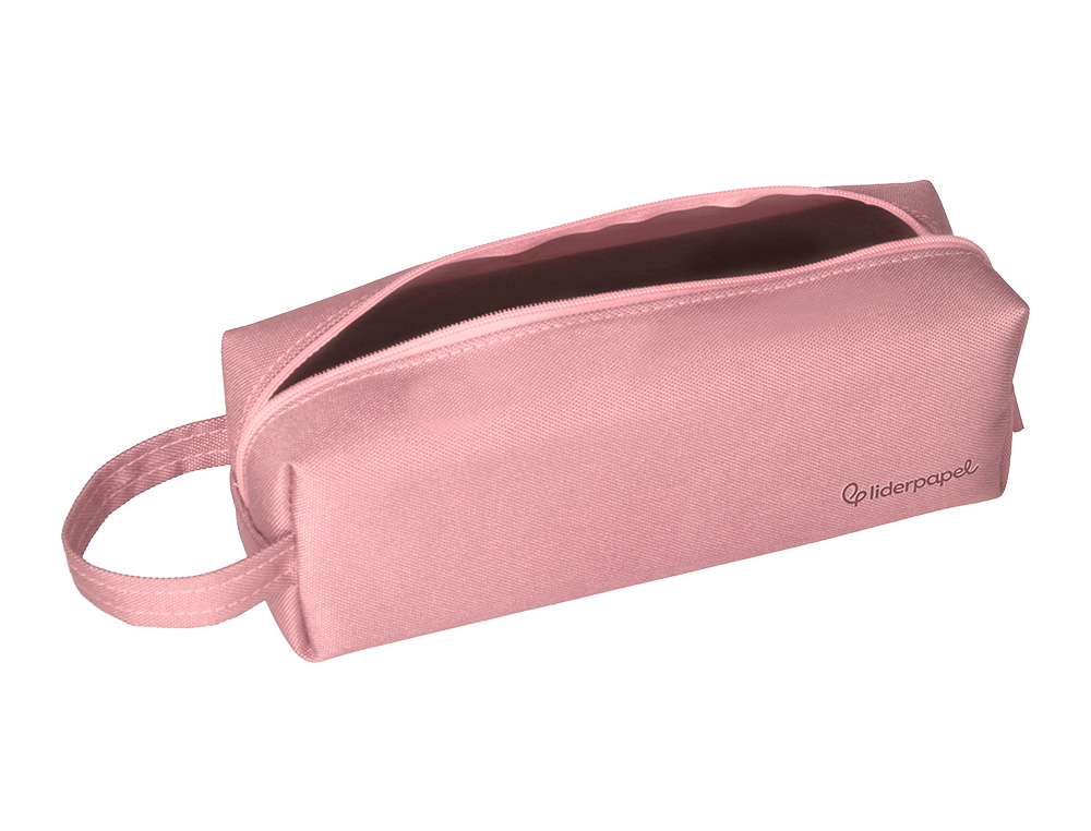 ESTOJO ESCOLAR LIDERPAPEL RETANGULAR COM ASA 210X70 MM LILAS