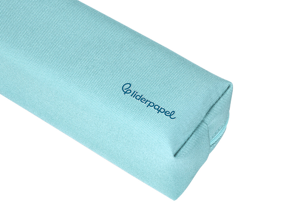 ESTOJO ESCOLAR LIDERPAPEL CLASSIC RETANGULAR COM ASA 210X70 MM AZUL CELESTE