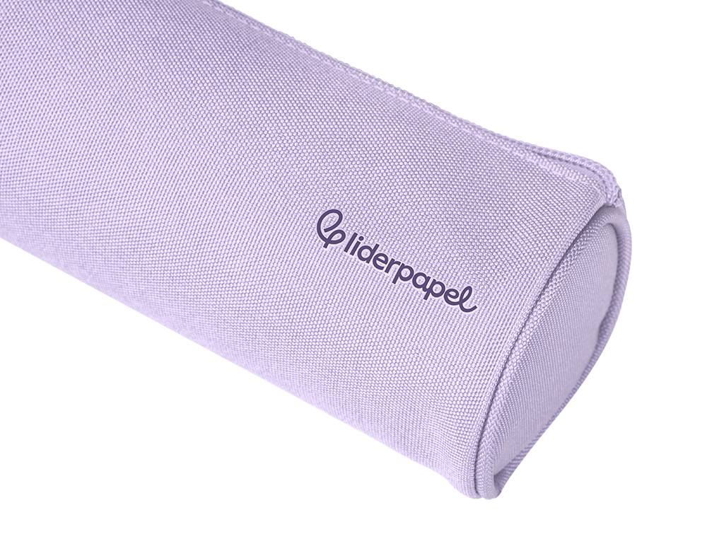 ESTOJO ESCOLAR LIDERPAPEL CILINDRICO LARGO 210X70 MM VERDE AQUA