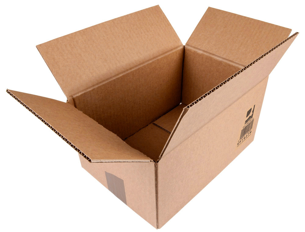 CAIXA PARA EMBALAR Q-CONNECT AMERICANA CARTAO CANAL SIMPLES 5 MM COR KRAFT 250X150X100 MM