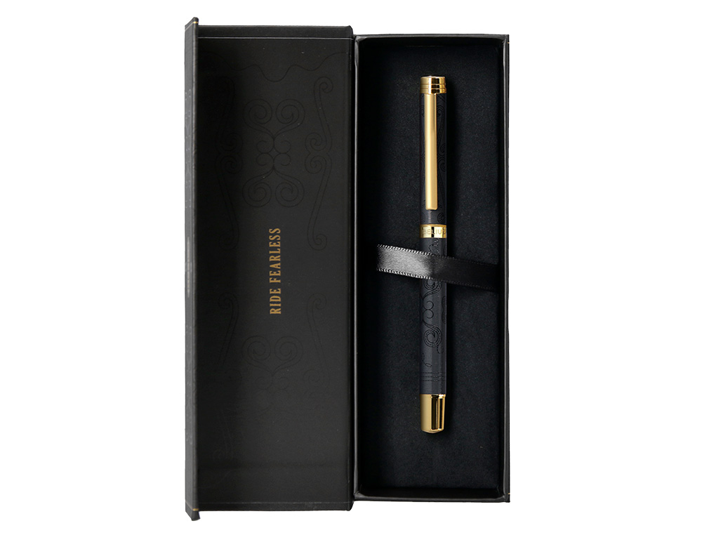 ROLLER BELIUS WILD WEST ALUMINIO COR PRETO DOURADO TINTA COR PRETO CAIXA DE DESIGN