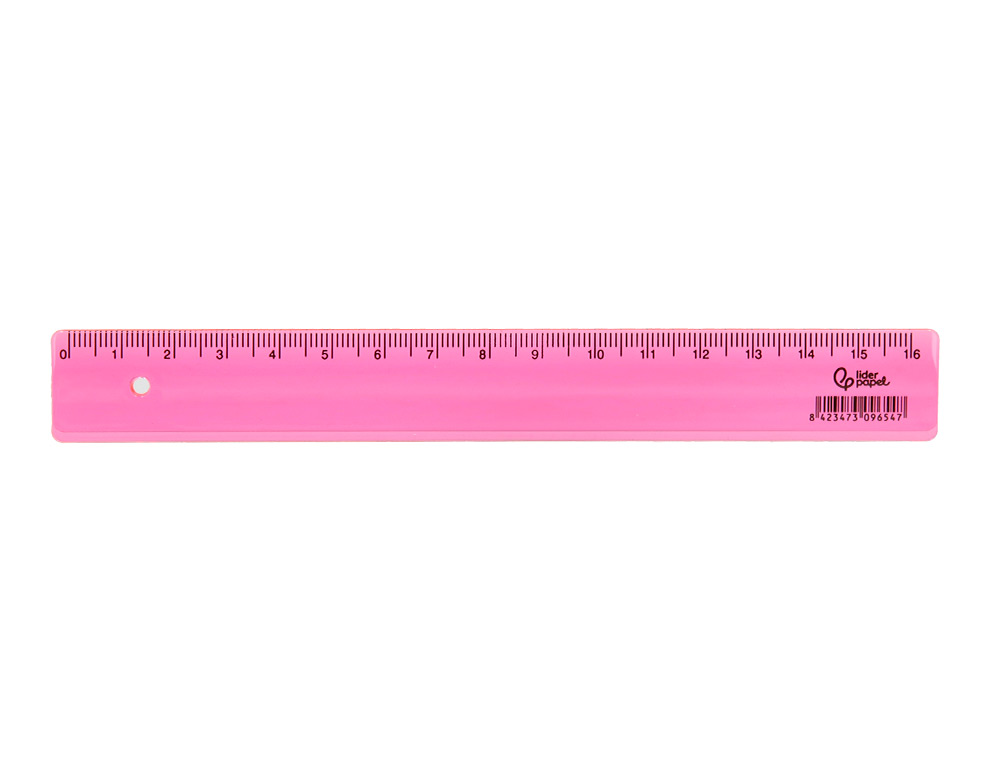 REGUA LIDERPAPEL PLASTICO 16 CM COPO COM 100 UNIDADES CORES SORTIDAS