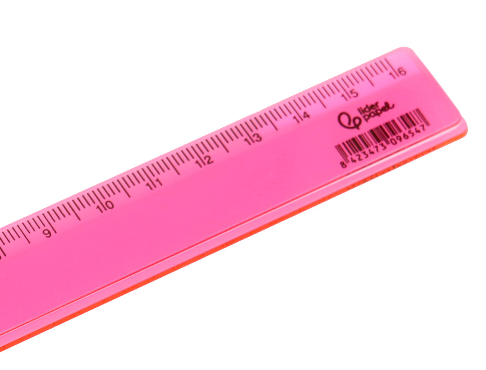 REGUA LIDERPAPEL PLASTICO 16 CM COPO COM 100 UNIDADES CORES SORTIDAS