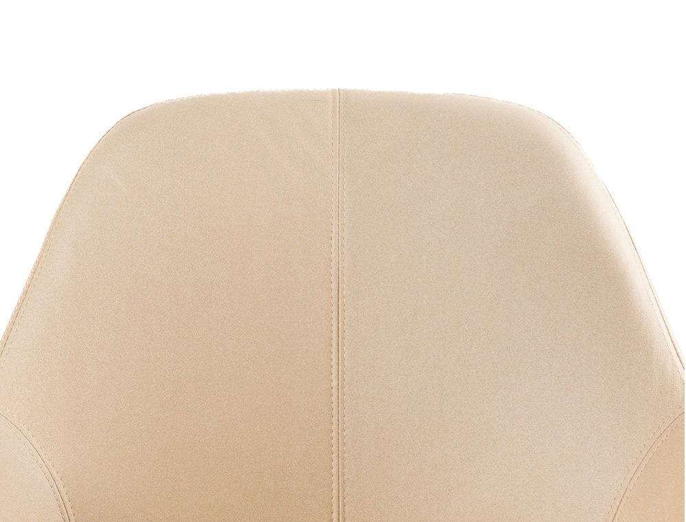 CADEIRA CONFIDENTE Q-CONNECT SIEMIONE BASE METALICA ALT MAX 820 LARG 570 PROF 580 CASTANHO AREIA