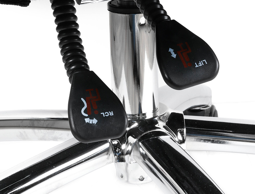 CADEIRA DE DIRECAO Q-CONNECT RAVENNA IMITACAO DE PELE BASE METALICA ALT MAX 1300 LARG 670 PROF 730 MM RODAS PREMIUM COR