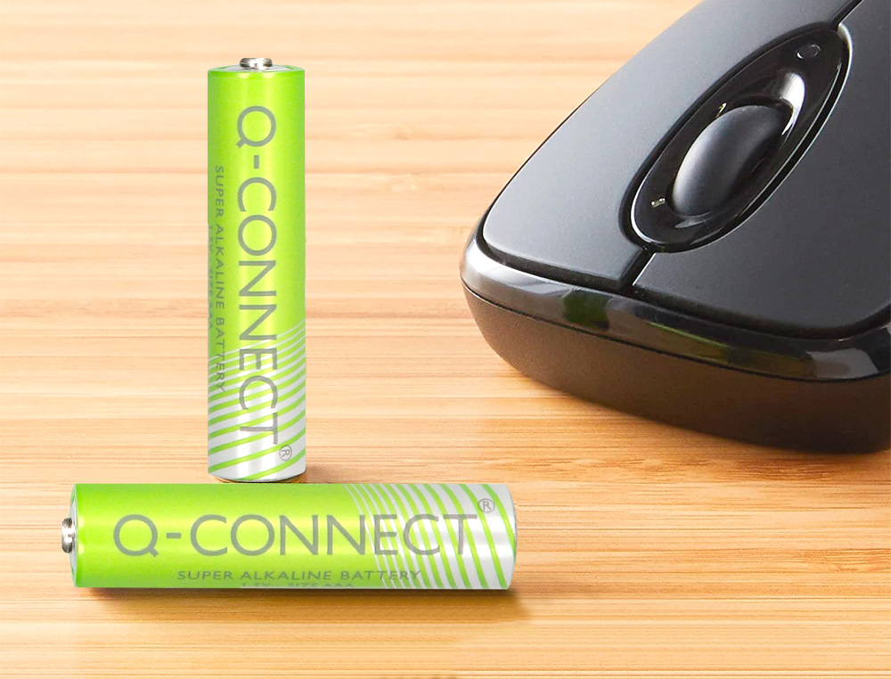 PILHA Q-CONNECT ALCALINA AAA BLISTER DE 12 UNIDADES