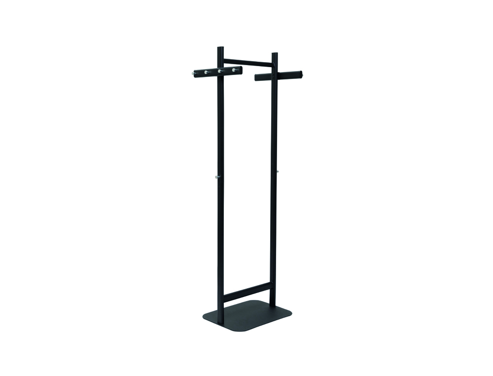 CABIDE METALICO MAUL SALSA 8 SUPORTES COR PRETO 520X1730X400 MM