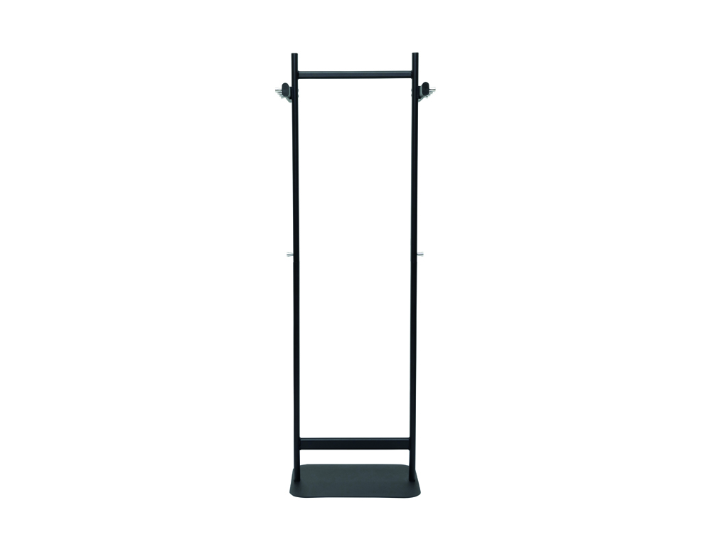CABIDE METALICO MAUL SALSA 8 SUPORTES COR PRETO 520X1730X400 MM