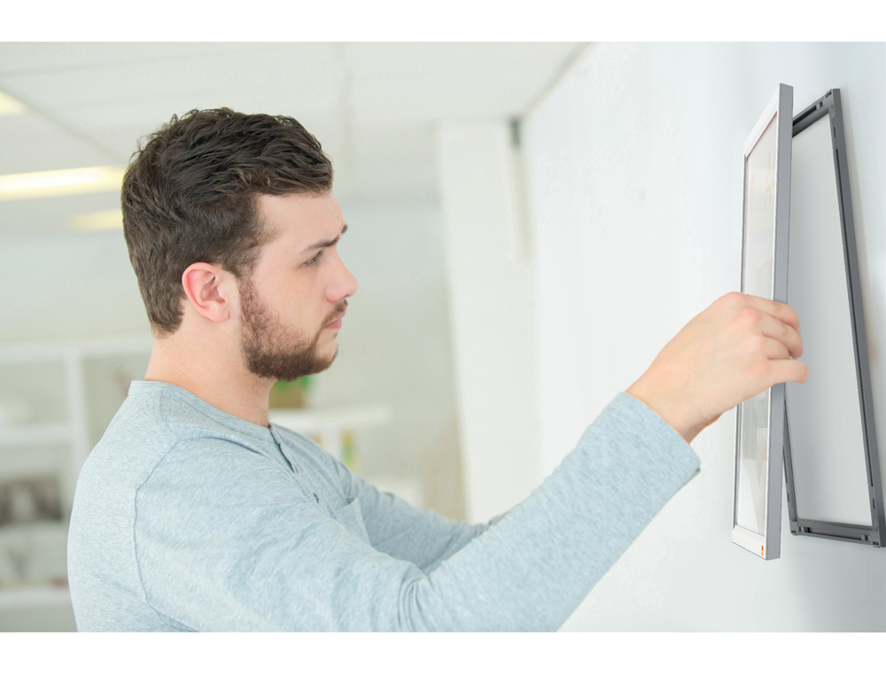 MOLDURA PORTA ANUNCIOS NOBO IMPRESSION PRO DIN A3 MOLDURA DE CLIP ALUMINIO 320X17X445 MM