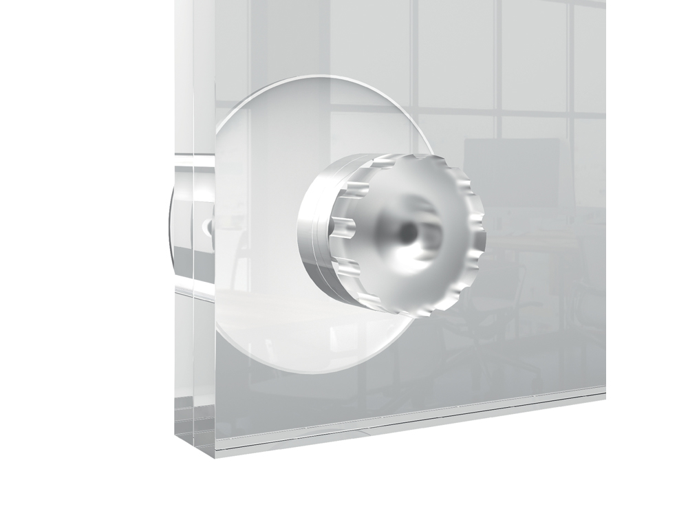 MOLDURA PORTA ANUNCIOS NOBO ACRILICO TRANSPARENTE DE PAREDE AMOVIVEL DIN A3 SEM MOLDURA 348X24X471 MM