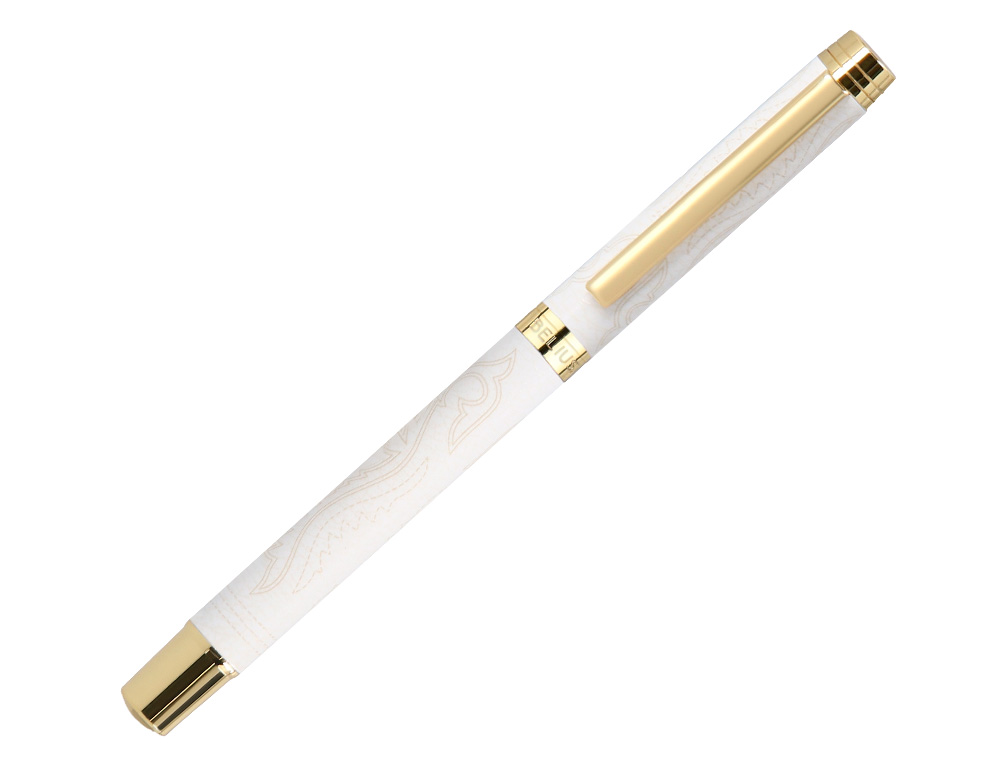 ROLLER BELIUS WILD WEST ALUMINIO COR CREME DOURADO TINTA COR PRETA CAIXA DE DESIGN