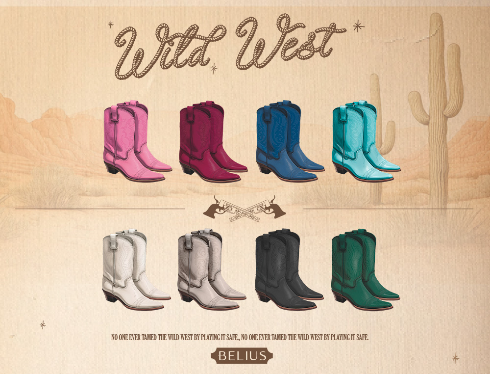 ROLLER BELIUS WILD WEST ALUMINIO COR CREME DOURADO TINTA COR PRETA CAIXA DE DESIGN