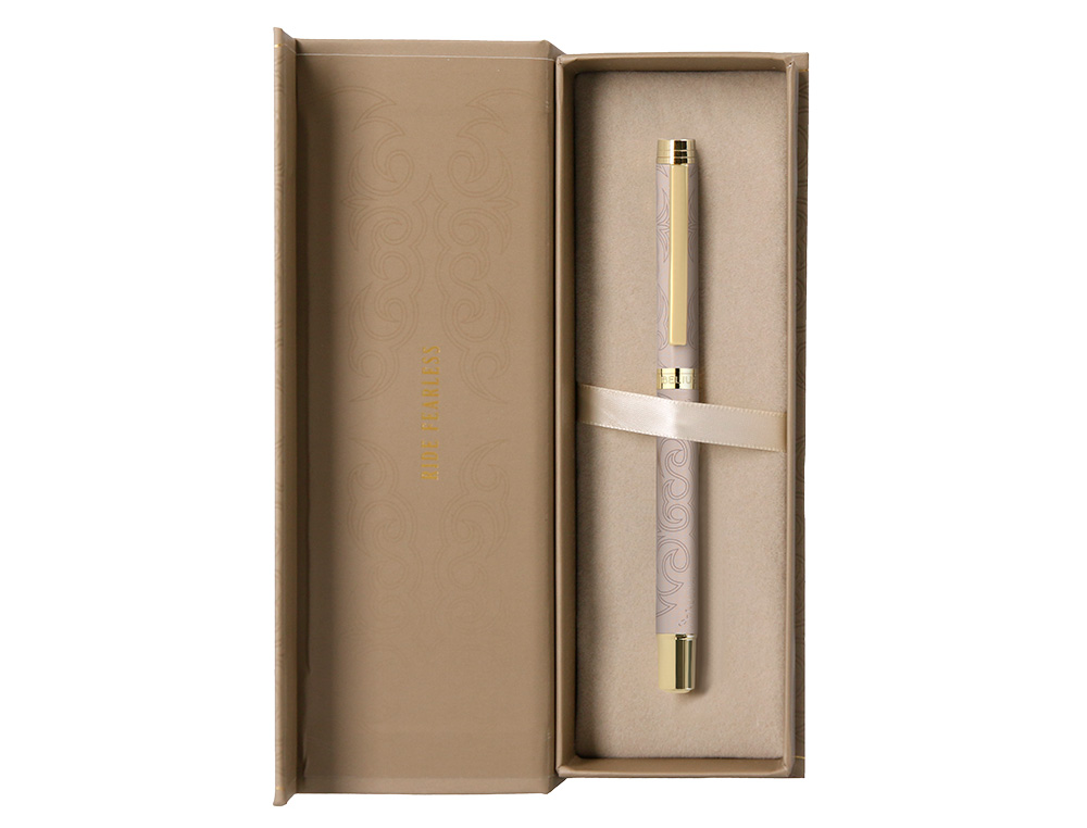 ROLLER BELIUS WILD WEST ALUMINIO COR BEGE TINTA COR PRETO CAIXA DE DESIGN