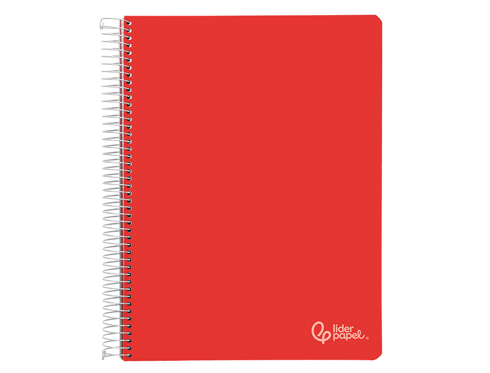 CADERNO ESPIRAL LIDERPAPEL WITTY MICRO DIN A5 CAPA DURA 120F 90GR QUADRICULA 5MM 5 BANDAS 6 FUROS CORES SORTIDAS