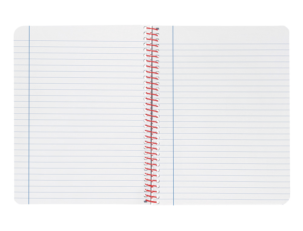 CADERNO ESPIRAL LIDERPAPEL WONDER DIN A4 CAPA PLASTICO 80F 90GR PAUTADO COM MARGEM COR LARANJA