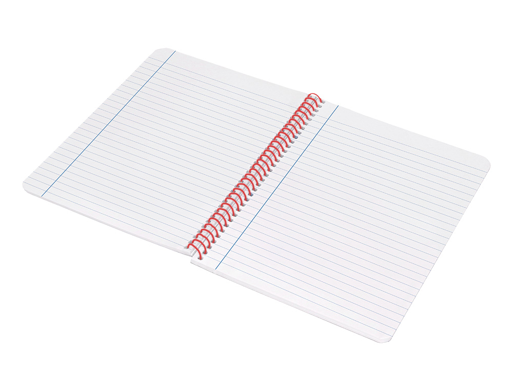 CADERNO ESPIRAL LIDERPAPEL WONDER DIN A4 CAPA PLASTICO 80F 90GR PAUTADO COM MARGEM COR LARANJA