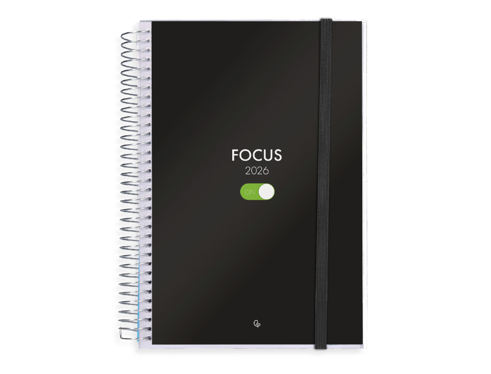 AGENDA ESPIRAL LIDERPAPEL TINOS A4 2026 SEMANA VISTA DESIGN 1 PAPEL 70 GR FSC