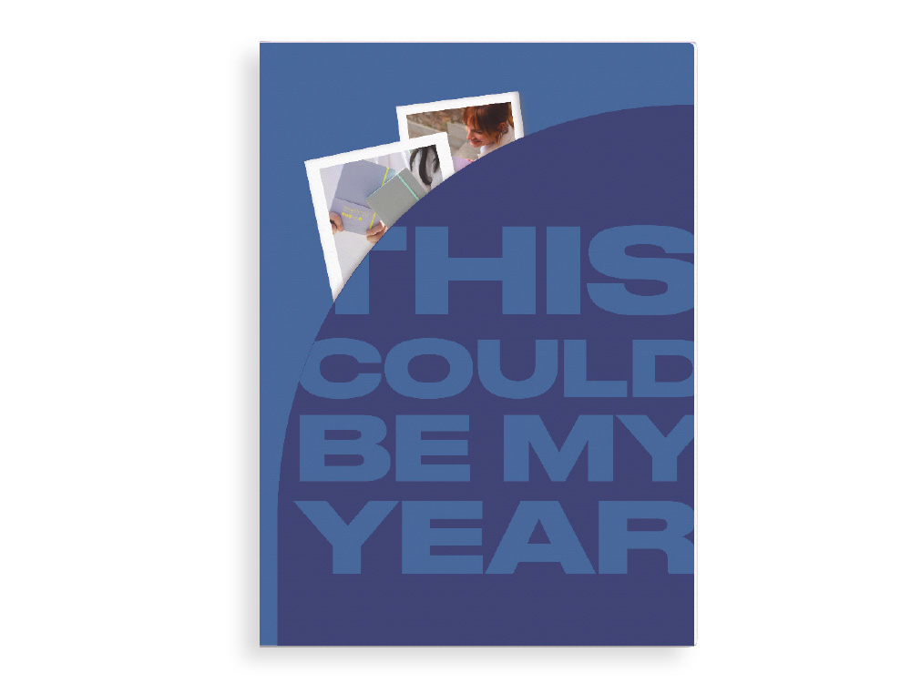 AGENDA ENCADERNADA ANTARTIK MY YEAR A5+ 2026 DIA PAGINA CINZA PAPEL 80 GR FSC