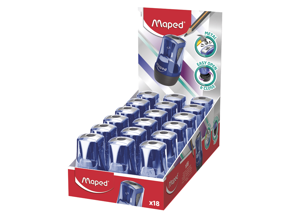 APARA LAPIS MAPED METLICO TONIC 1 USO COM DEPSITO