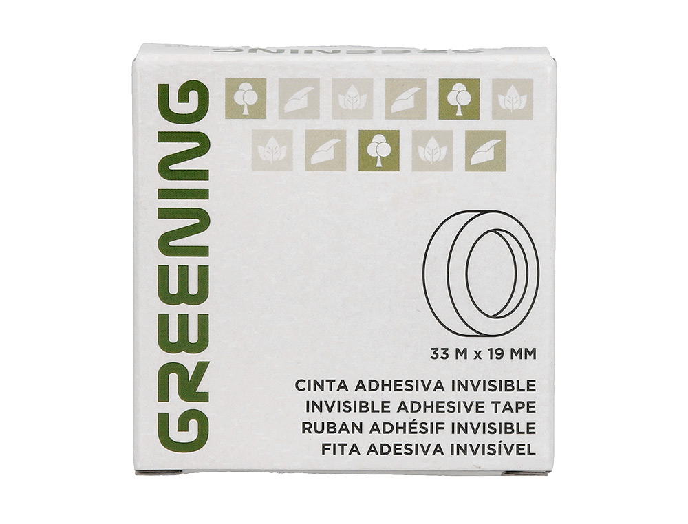 FITA ADESIVA GREENING INVISIVEL 33 MT X 19 MM