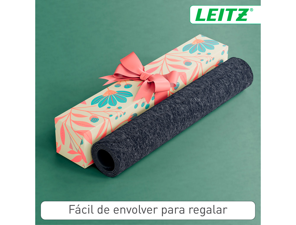 TAPETE DE SECRETARIA LEITZ FIELTRO 70X36 CM COR CINZA
