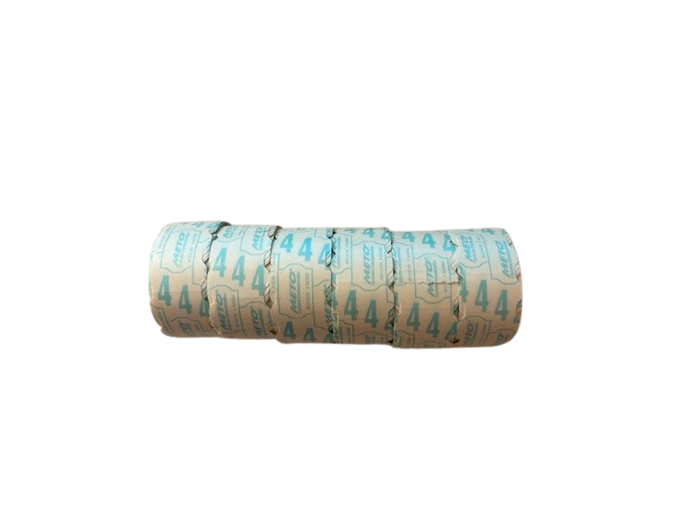ETIQUETAS METO ONDULADAS 32X19 MM ADH. 4 BRANCA ROLO DE 1000 UNIDADES