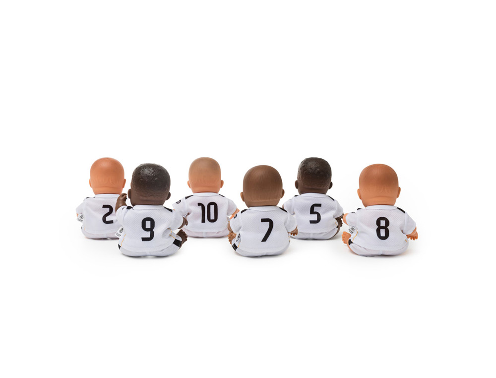 BONECO MINILAND REAL MADRID EXPOSITOR DE 12 UNIDADES SORTIDAS