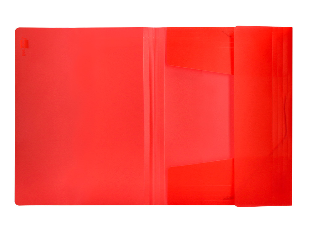 PASTA DE ELASTICOS POLIPROPILENO LIDERPAPEL DIN A4 VERMELHO