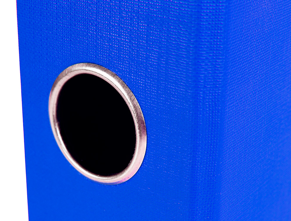 MODULO DE 3 PASTAS DE ARQUIVO LIDERPAPEL 2 ANEIS FOLIO LOMBADA 60 MM AZUL