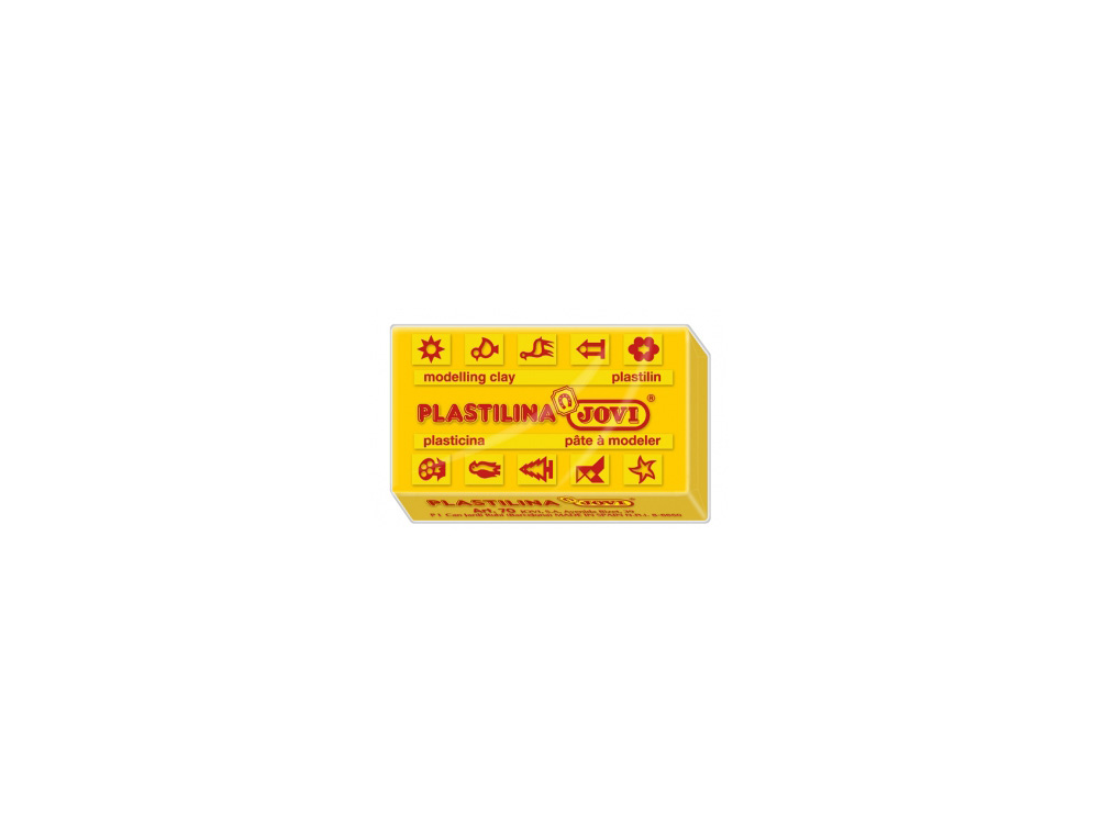 PLASTICINA JOVI 70 50 GR AMARELO CLARO