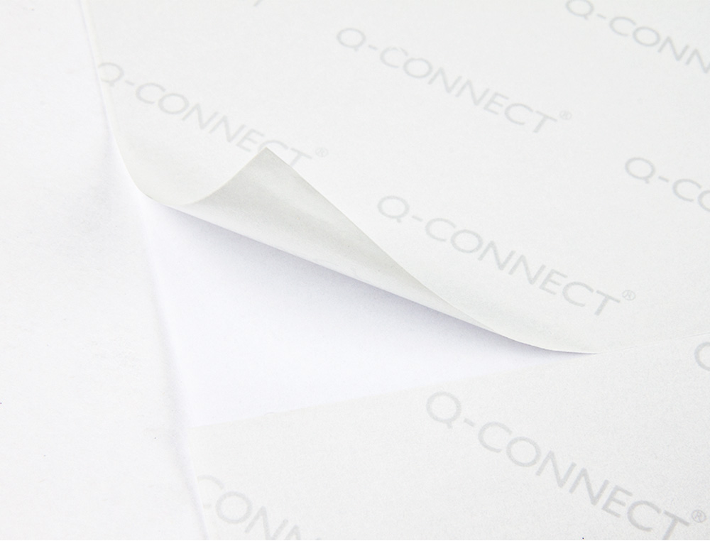 ETIQUETAS ADESIVAS Q-CONNECT DIN A4 105 X 42 MM