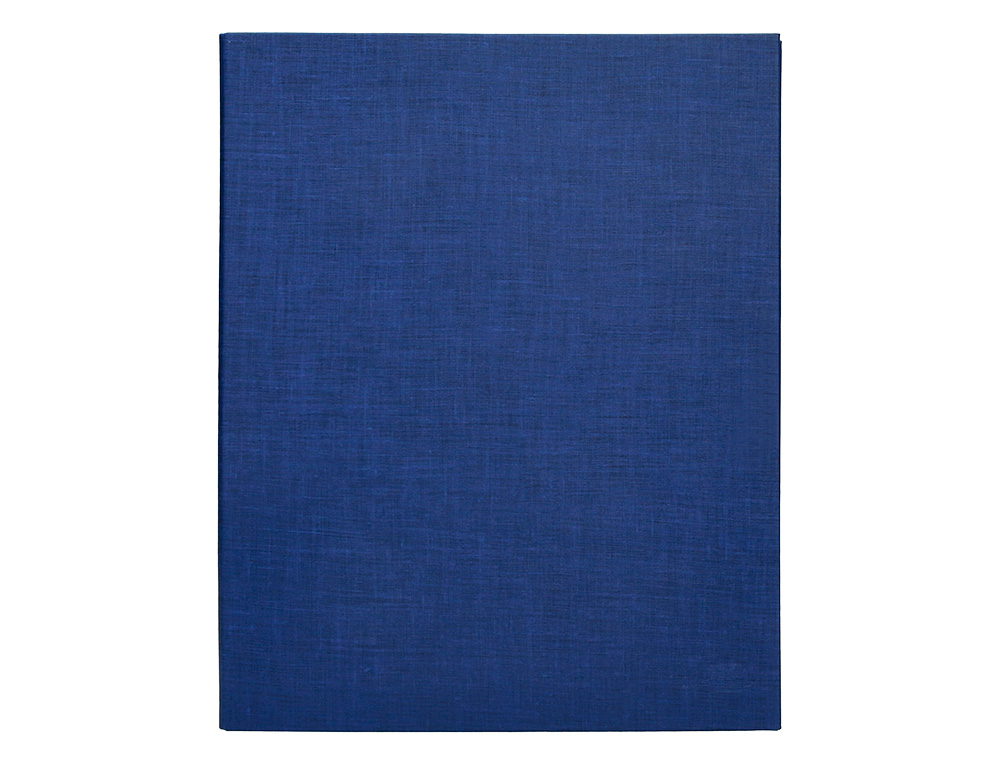 CAPA LIDERPAPEL PAPER COAT 4 ANEIS 40 MM FORRO PVC FOLIO AZUL