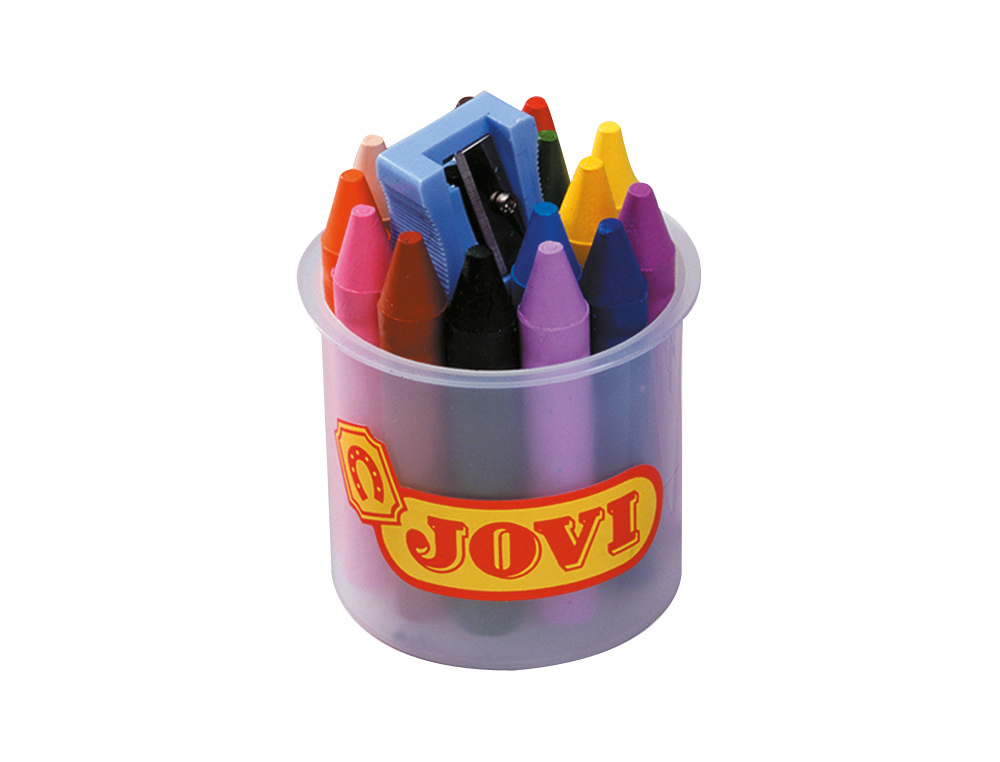 LAPIS DE CERA JOVICOLOR. POTE 16 CORES