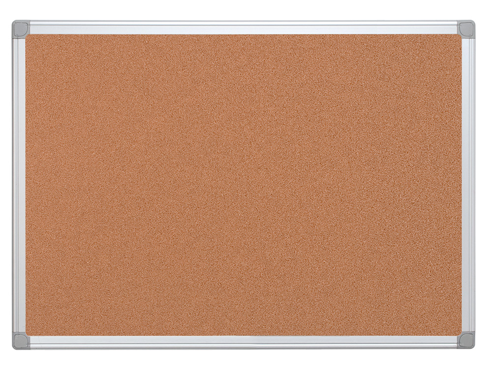QUADRO DE CORTICA Q-CONNECT COM CAIXILHO EM ALUMINIO 60 X 40 CM