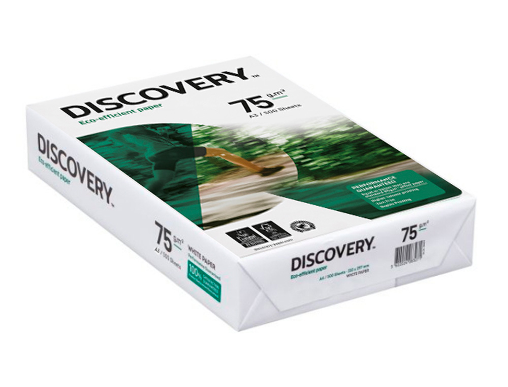 PAPEL FOTOCOPIA DISCOVERY DIN A3 75 GR EMBALAGEM DE 500 FOLHAS
