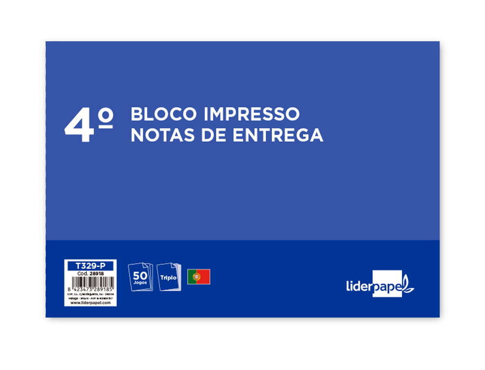 BLOCO DE ENTREGAS TRIPLICADO 155X215 MM