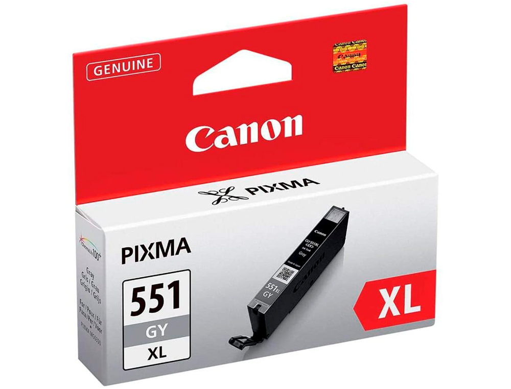 TINTEIRO CANON 551 XL PIXMA IP7250 / MG5450 / MG6350 CINZA