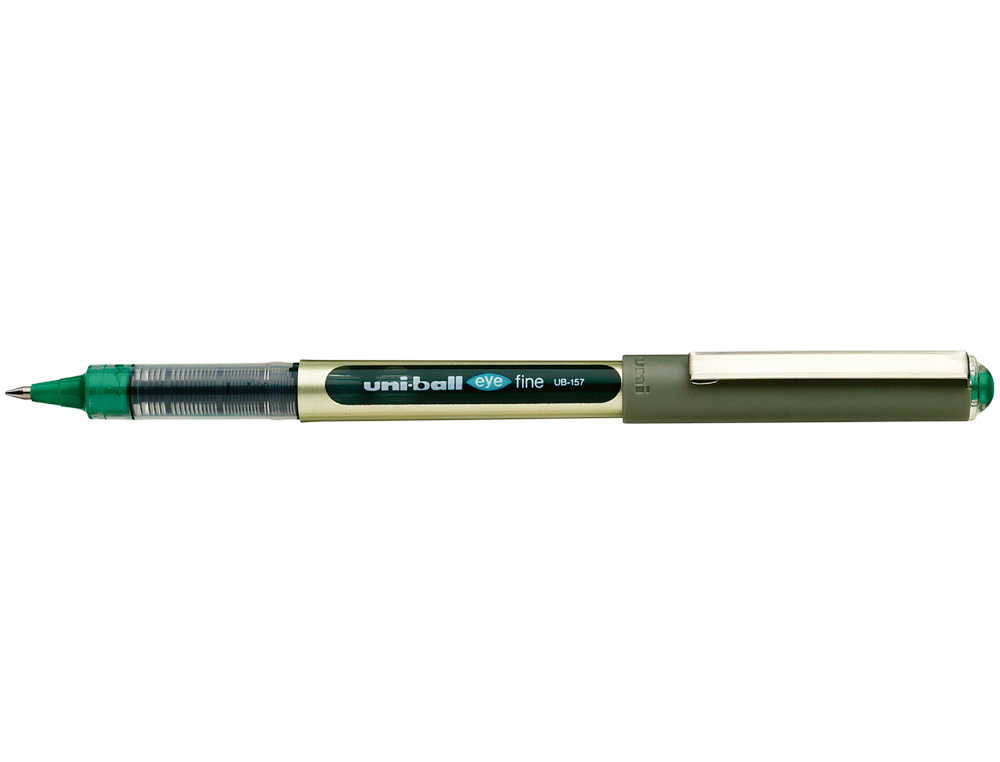 MARCADOR UNI-BALL ROLLER UB-157 VERDE 0,7 MM