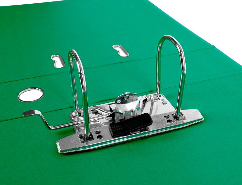 PASTA DE ARQUIVO DE ALAVANCA LIDERPAPEL DOCUMENTA PVC DIN A4 LOMBADA 75 MM VERDE