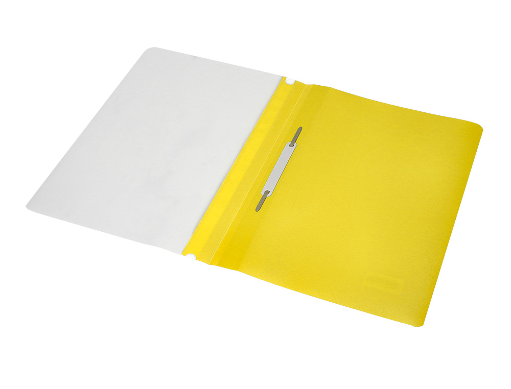 BOLSA DOSSIER Q-CONNECT FASTENER EM PLASTICO DIN A4 AMARELA